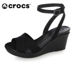 크록스 레이 2 앵클 스트랩 웨지 W(204950-060)_블랙- 이랜드몰
