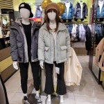 여아 가벼운 퀼팅 덕다운 후드점퍼 14390-113-801-49 [행텐주니어] 인천점- 이랜드몰