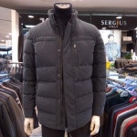 세르지오 에스에스패션 남성 멋스러운 디자인 니트카라 완변한 보온력 거위털 구스다운 점퍼- 이랜드몰