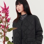 체이스플러스 여성 퀼팅 패딩 중힙 점퍼 검정 BFRG4152C03뉴코아 울산 성남- 이랜드몰