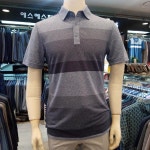 세르지오 에스에스패션 남성 여름 투톤컬러배색 레이온혼방 반팔 티셔츠- 이랜드몰