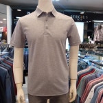 세르지오 에스에스패션 남성 베이직한 면혼방 투톤 그레이 반팔 티셔츠- 이랜드몰