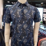 세르지오 에스에스패션 남성 브랜드 매쉬원단 통기성좋은 프린트 티셔츠- 이랜드몰