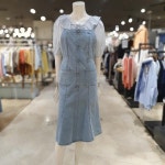 숲 끈 민소매 인어라인 데님 원피스 OY5OPT3-03 NC경산점- 이랜드몰