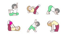 요가 필라테스 홈트 운동해요!