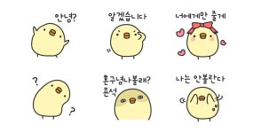삐뚤빼뚤 귀염뽀짝 삐약이