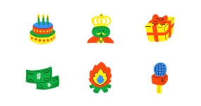 알록달록 동심티콘