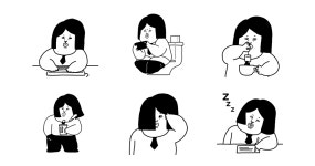 아마따의 사회생활