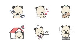 깜콩이는 꿈뻑꿈뻑해