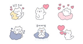 퐁실퐁실 구름고양이 퐁냥!