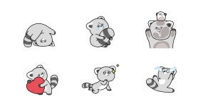 댕청댕청 너굴맨! 라꿍이