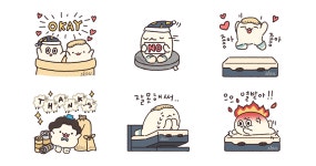 꿀잠요정 찰떡이와 탱탱이