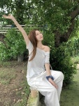 잇프지 [썸머🍉] [후들후들/줄무늬티/단가라티/데일리/꾸안꾸🧸] 디드 스트라이프 원숄더 반팔티