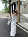 잇프지 [썸머🍉] [후들후들/줄무늬티/단가라티/데일리/꾸안꾸🧸] 디드 스트라이프 원숄더 반팔티