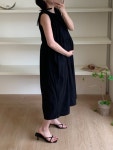 잇츠밤비 여름임산부* 롱버전 마틴 끈 원피스 2col 태교여행