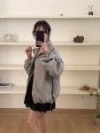 잇츠밤비 임부복 가능* 루즈 코팅 점퍼 2col
