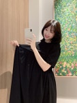 잇츠밤비 여름 임산부 하객룩* 코스 주름 원피스 2col 임부 출근룩 만삭
