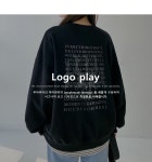 무아무아 [LIMITED] 무아 레터링 스퀘어로고 맨투맨