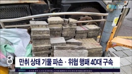 JIBS | 뉴스 다시 보기 만취 상태 기물 피손.위협 행패 40대 구속