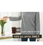 주식회사 어게인트웬티 | WENDYSGALLERY ｜[웬디즈갤러리]어게인 스트라이프 니트 QUCWKN014｜SSF SHOP [웬디즈갤러리]어게인 스트라이프 니트