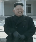 북한 김정은 손가락 질하면서 웃는 모습 움짤 - 상황별 짤방 모음 오늘의짤방