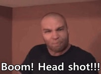 Boom! head shot! 헤드샷 밈 고전 - 상황별 짤방 모음 오늘의짤방