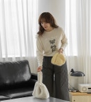 조아맘 - 퍼피 프린팅 겉기모 티