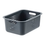SmartStore by Orthex Plastic Basket 10, Grey (8L) at John Lewis & Partners SmartStore by Orthex Plastic Basket 10, Grey (8L)