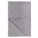 John Lewis & Partners Waffle Bedspread | Pale grey at John Lewis & Partners John Lewis & Partners Waffle Bedspread, Pale grey