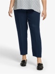 Persona by Marina Rinaldi Russia Slim Leg Trousers, Navy Blue at John Lewis & Partners Persona by Marina Rinaldi Russia Slim Leg... 