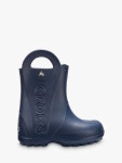 Crocs Kids Handle It Rain Boots, Navy at John Lewis & Partners Crocs Kids Handle It Rain Boots, Navy