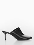 Mango Shine Mid Heel Shoes, Black at John Lewis & Partners Mango Shine Mid Heel Shoes, Black
