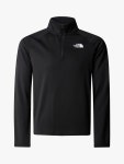 The North Face Kids Logo Never Stop 1/4 Zip Top, Black