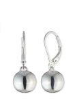 Lauren Ralph Lauren Ball Drop Earrings, Silver at John Lewis & Partners Lauren Ralph Lauren Ball Drop Earrings, Silver