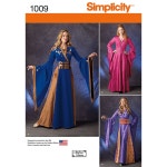 Simplicity Misses Medieval Maiden Fantasy Costume Sewing Pattern, 1009 at John Lewis & Partners Simplicity Misses Medieval... 