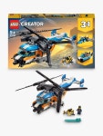 LEGO Creator 31096 3-in-1 Twin Rotor Helicopter at John Lewis & Partners LEGO Creator 31096 3-in-1 Twin Rotor Helicopter