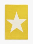 little home at John Lewis Star Childrens Rug, Marigold, L170 x W110cm little home at John Lewis Star Childrens Rug, L170 x W110cm