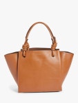 Coccinelle Allure Leather Grab Bag, Caramel at John Lewis & Partners Coccinelle Allure Leather Grab Bag, Caramel