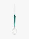 John Lewis Sugar Plum Cafe Kitchen Whisk Bauble, Teal