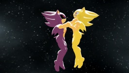 [SFM]Super Sonic vs Super Scourge by hker021 < Submission | Inkbunny, the Furry Art Community