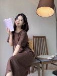 따뜻하고 편안해요 린넨원피스 요즘 아이보리색이 갬성사진이 예쁜것 같은데,, 막상 사려니 이너나 오염이REVIEW - (주)케이에스디 어패럴