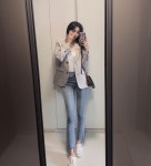 케이클럽-REVIEW 핏도 너무 예쁘고 지금 간절기부터 쭉 입을수 있을것같아서 좋아요 ㅎㅎ 활용도도 높고REVIEW - (주)케이에스디 어패럴