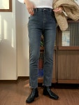 케이클럽-세피아 슬림 일자 컷팅 데님 팬츠	 세피아 슬림 일자 컷팅 데님 팬츠