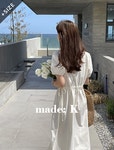 케이클럽-[자체제작]#여름💙브닌 스트링 롱 원피스 [자체제작]#여름💙브닌 스트링 롱 원피스