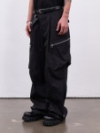 이에이(IEY) [이에이 X 짱구대디] ANGLE CARGO PANTS Black - 사이즈 & 후기 | 무신사