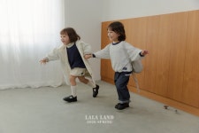 라라랜드 와플배색맨투맨 XS-XL 26봄 - 비니코코 BiNiKOKO 라라랜드 와플배색맨투맨 XS-XL 26봄