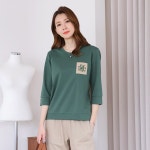 데드라 - TBC3033 M포켓밴딩배색티