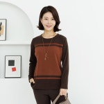 데드라 - TBC6196 이레배색테잎라운드티셔츠