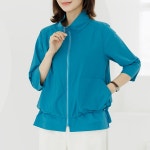 데드라 - [THE BLACK] 나일라홑겹레이어드자켓 OUE3033