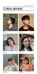 노운 [노운스텐다드] 원형 티타늄 안경테 오라클 BK